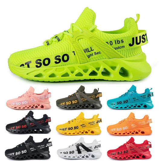 Just So So Schoenen Heren Outdoor Sneakers Dames Ademende loopschoenen Mesh Sportschoenen Sneakers Unisex Trainers Wandelmaat 46