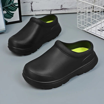 Men Chef Shoes Women Non-slip Waterproof Oil-proof Kitchen Nurse Work for Master Restaurant Sandal Mens Shoes Tenis Masculino