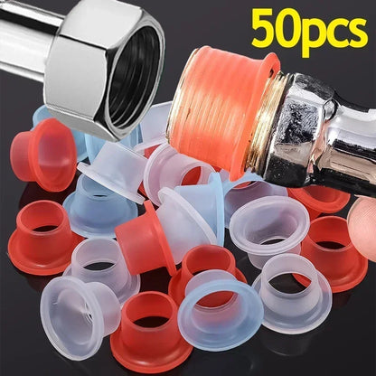 50/10PCS Kraan Lekvrije Afdichting Pakking Wasmachine Siliconen Ruwe Riem Driehoek Klep Rubberen Pijp slang Voorkom Druipen Lekkage Plug