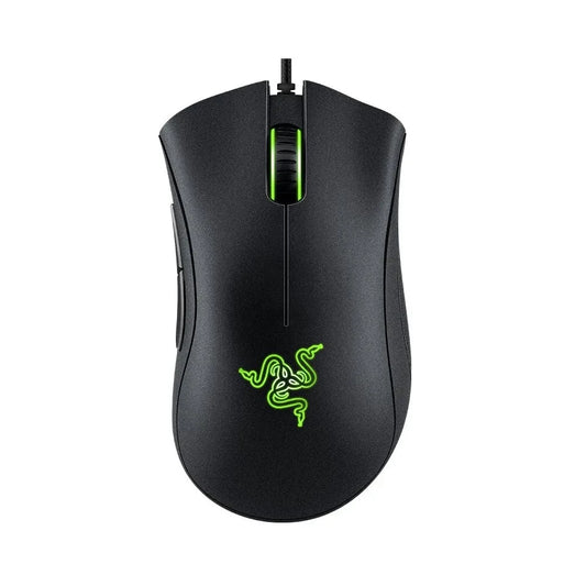 Black Razer DeathAdder Essential Wired Gaming Mouse Mice 6400DPI Optical Sensor 5 Independently Buttons For PC Gamer