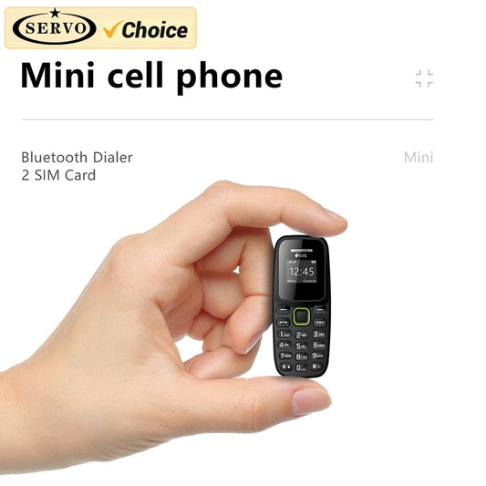 BM310 Kleine mobiele telefoons Ontgrendelde Bluetooth-oortelefoon Telefoon Lage straling Automatische oproepopname Dual SIM Kleine mobiele telefoon