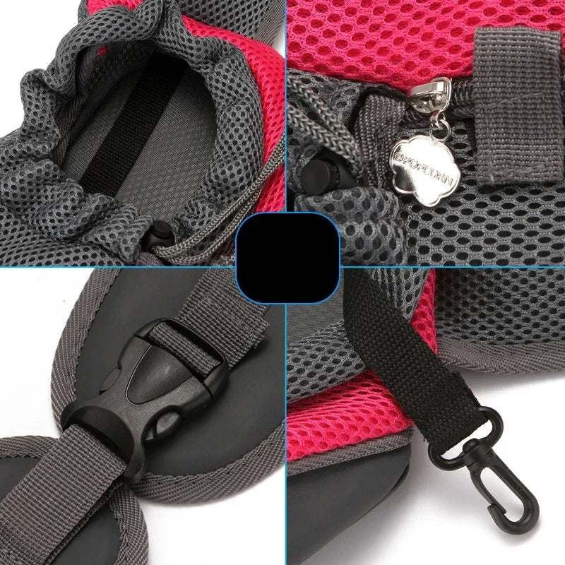 Pet Puppy Carrier S/L Çanta për shpatulla për qen Udhëtimi me rrjetë Oxford Single Comfort Sling Çanta me ngarkesë 