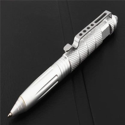 High Quality Aluminum Anti Skid Self DEFENCE Ballpoint Pens Multi Functional Tactical Pen Office Accessories School Supplies