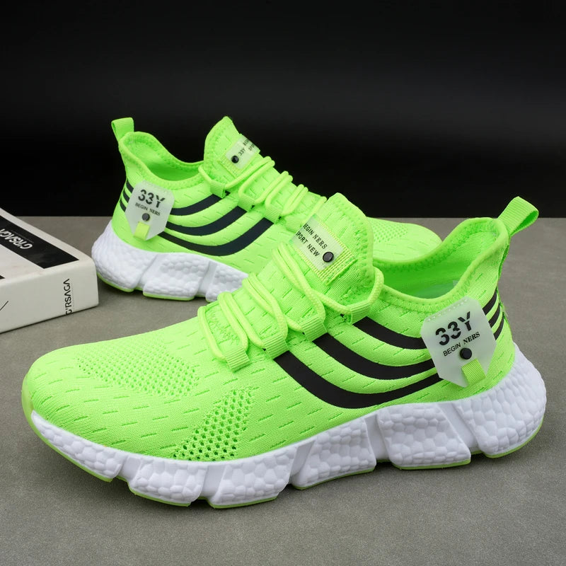 Women Sneakers  New Mesh Breathable White Running Platform Shoes Comfortable Outdoor Sports Men Brand Shoes Tenis Masculino